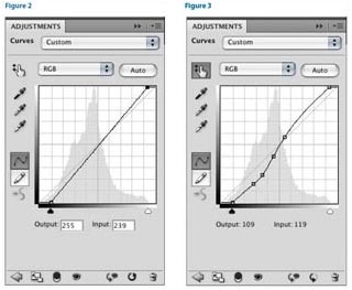 adjusting levels in Photoshop