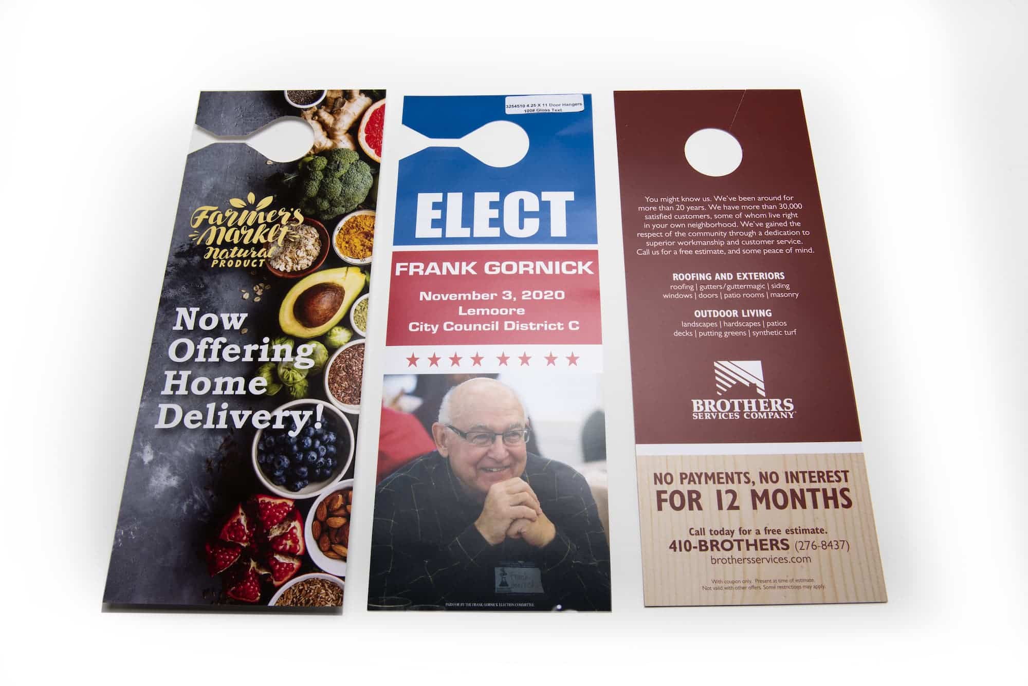 Plastic Door Hangers Design & Printing, Most Orders Ship in 24hrs