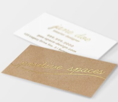 Foil Business Cards