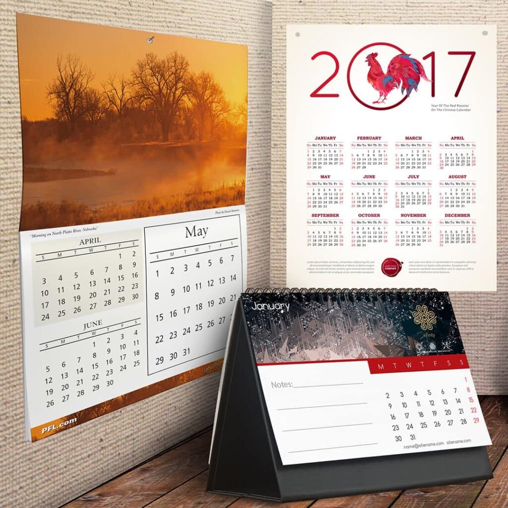 Custom Calendar Printing | Customizable & Professional