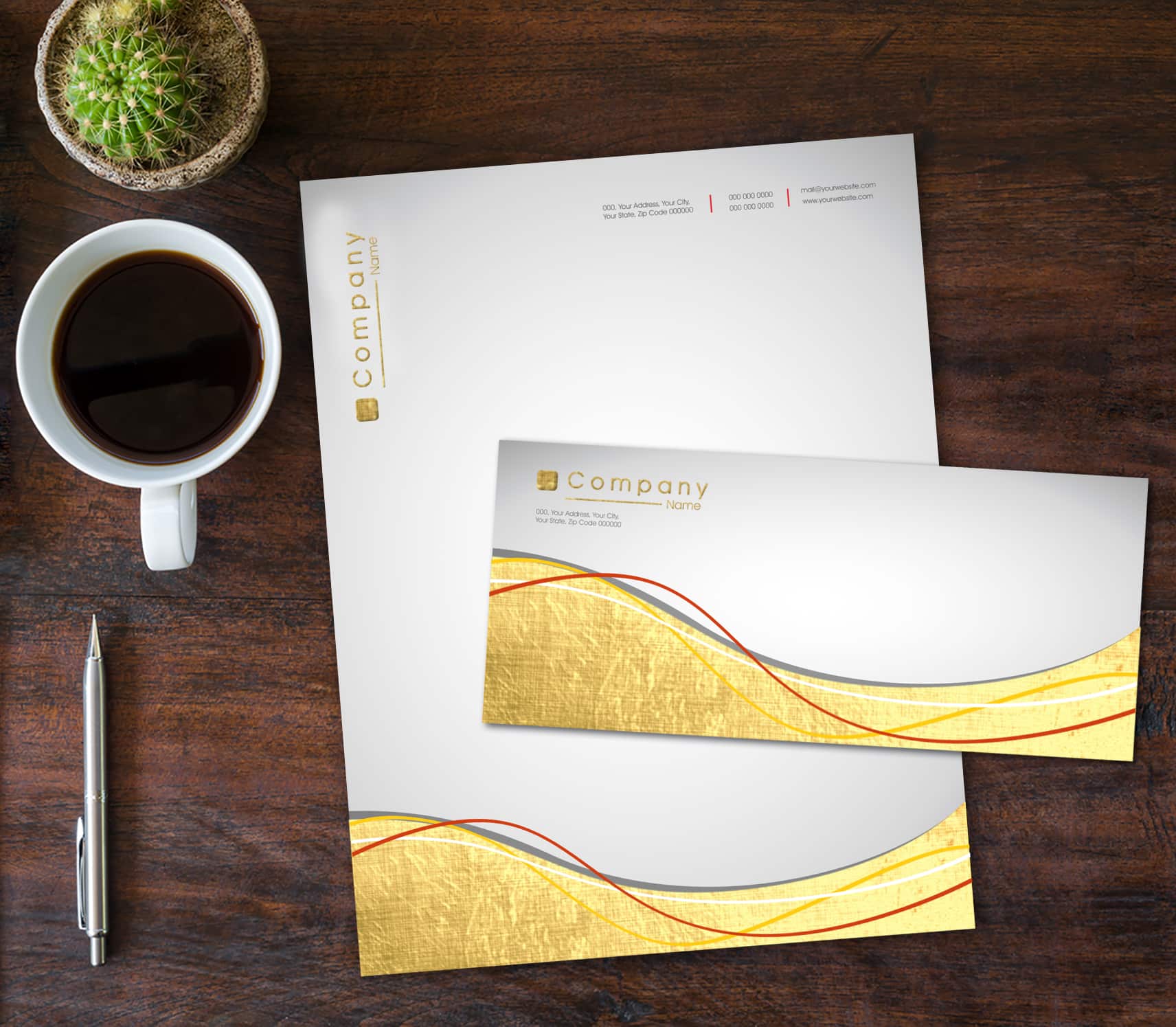 Foil Letterhead