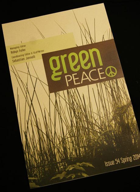 Green Peace Newsletter example