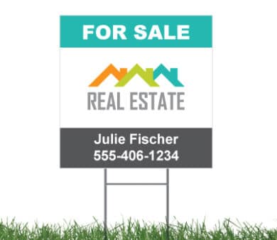 Real Estate Yard Sign Printing