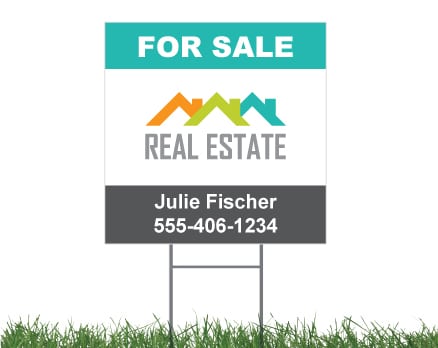 Real Estate Yard Sign Printing