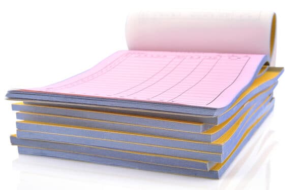 Receipt Book Printing