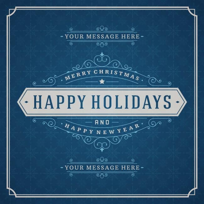 personalized holiday card