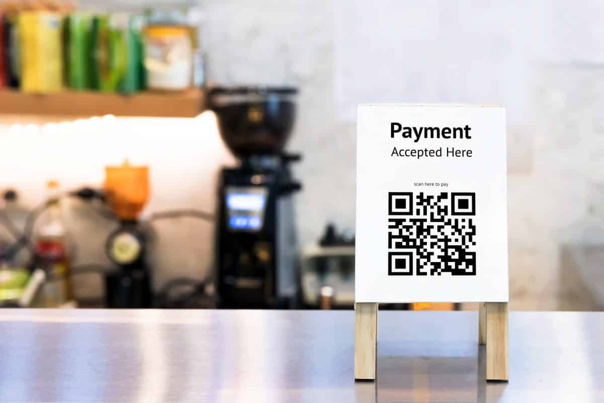 QR code for digital payment