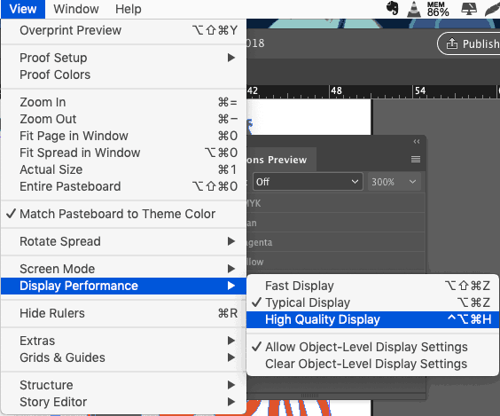 output separations preview