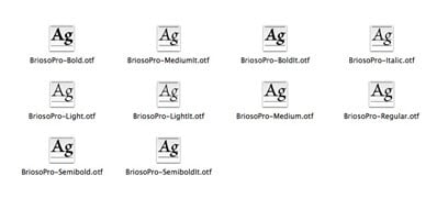 Font Types 2