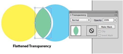 flattened transparency screenshot