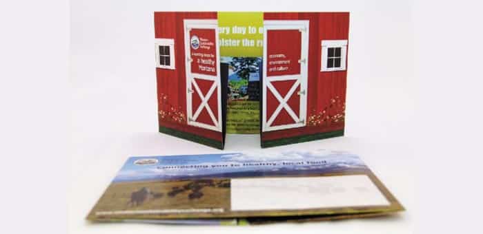 gatefold brochure