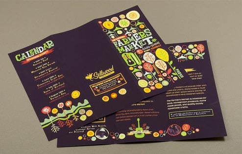 colorbrochure black space brochure design