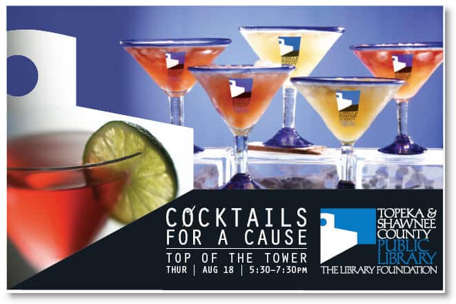 cocktails for a cause postcard