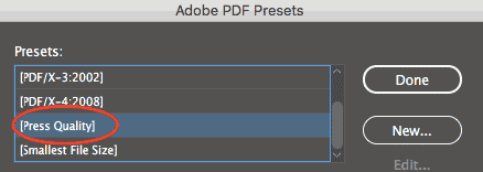 adobe pdf presets press quality