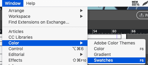 InDesign Color Swatches