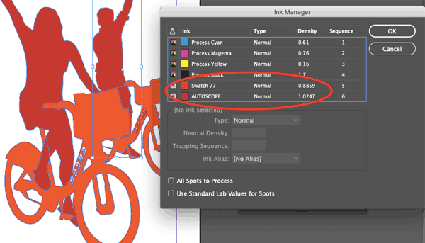 editing spot colors in InDesign