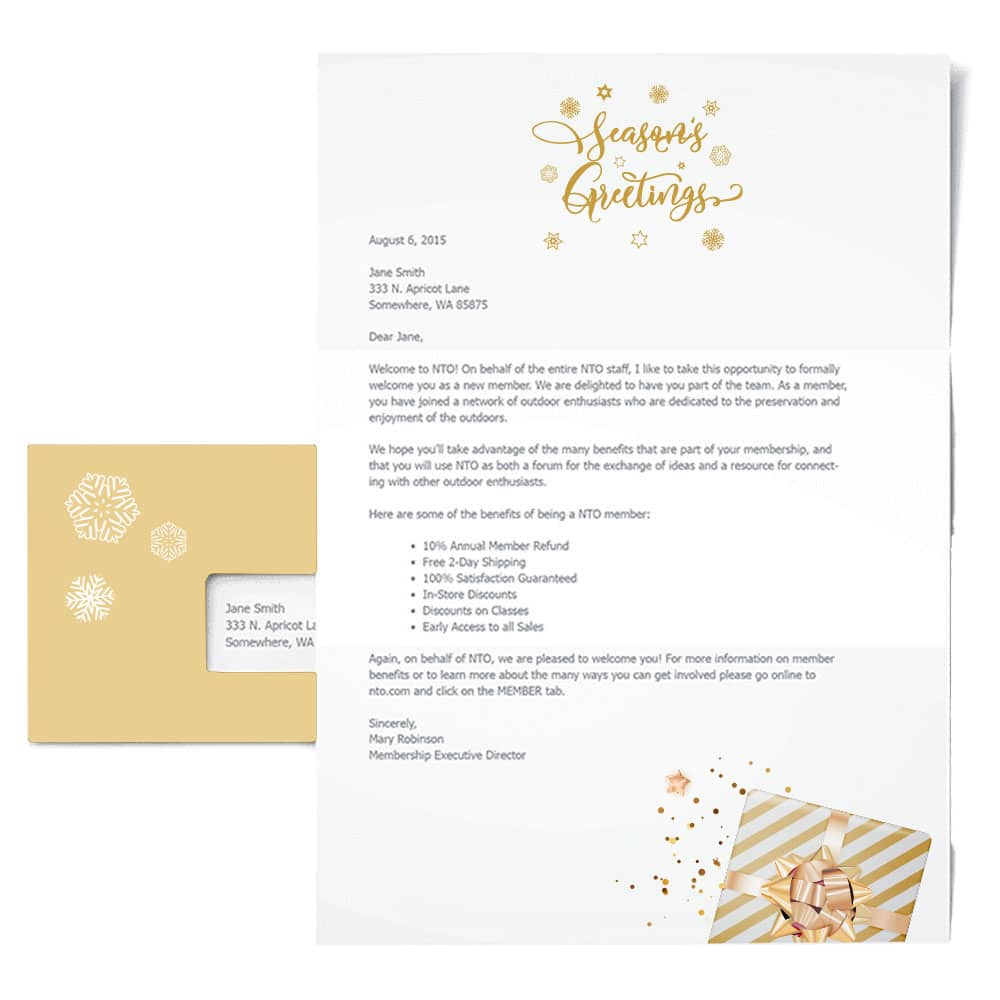 Personalized Holiday Letters and Mailers